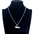 Хип-хоп 925 серебряный кулон с ракетой, ожерелье, ювелирные изделия, ледяной циркон, бриллиантовое ожерелье, подарок для мужчин и женщин